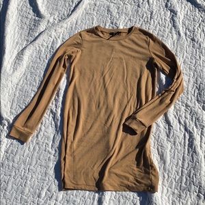 Long Sleeve Dress Tan size small